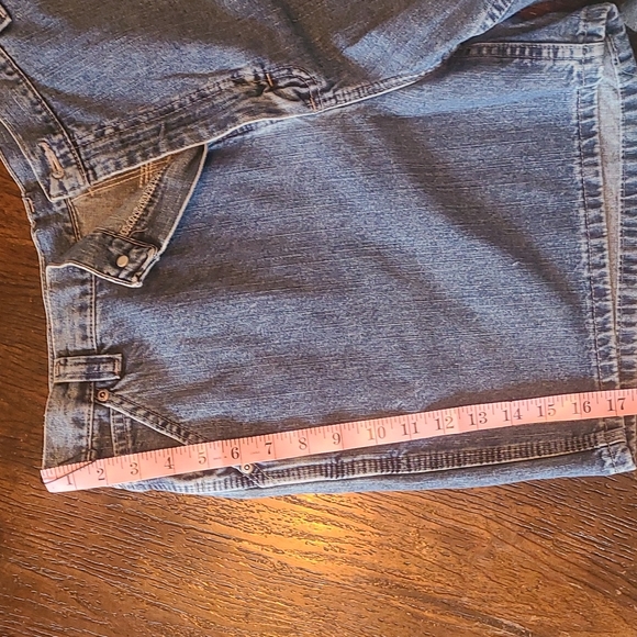 90's vintage Lee carpenters jean shorts size 16 M - Picture 7 of 15